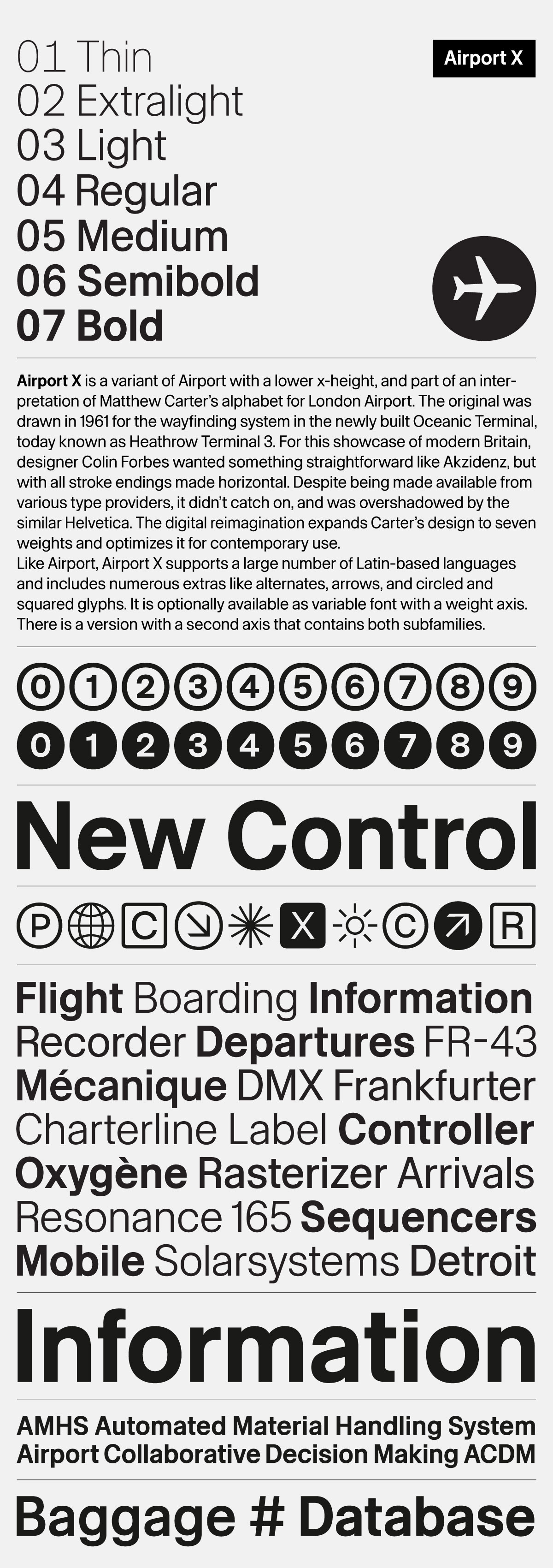 Specimen of Airport X